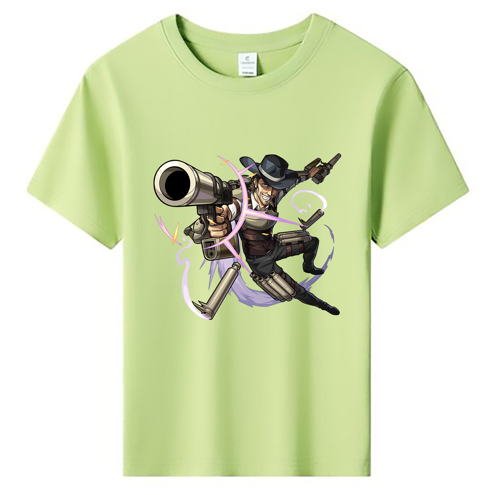 （画像用） 進撃の巨人 ケニー·アッカーマン Attack on Titan Kenny Ackerman 綿100％キッズTシャツ（フロントプリント）